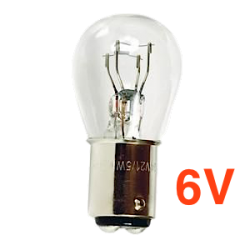 Ampoule 2 plots - 6 Volts 5W